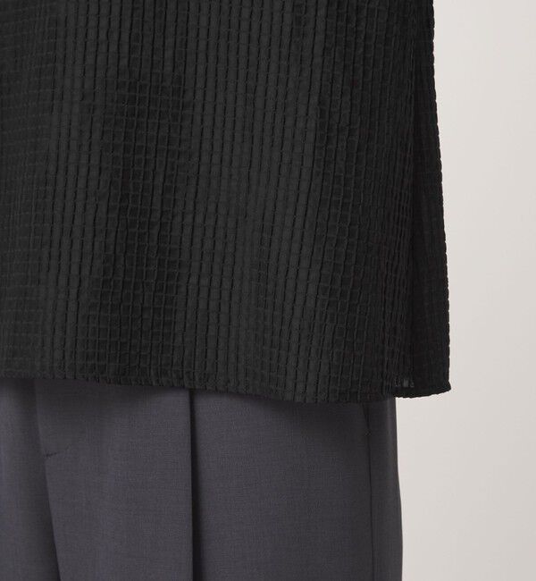 UNITED ARROWS green label relaxing「シアー チェック ブラウス」|シャツ・ブラウス|