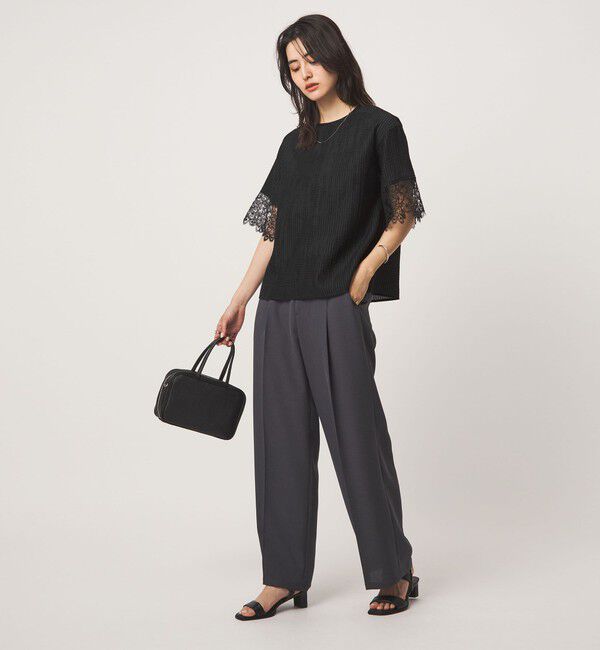 UNITED ARROWS green label relaxing「シアー チェック ブラウス」|シャツ・ブラウス|