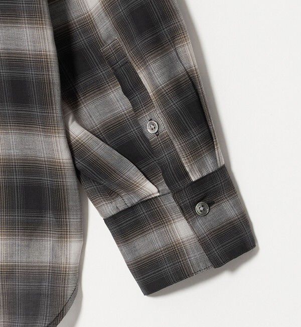 UNITED ARROWS green label relaxing「［size SHORTあり］シアー チェック シャツ」|シャツ・ブラウス|
