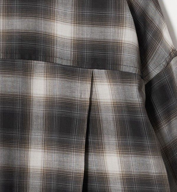 UNITED ARROWS green label relaxing「［size SHORTあり］シアー チェック シャツ」|シャツ・ブラウス|