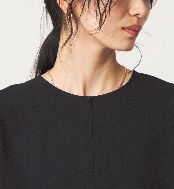 UNITED ARROWS green label relaxing「fleurie(フルリー) バック ボタン プルオーバー ブラウス」|シャツ・ブラウス|