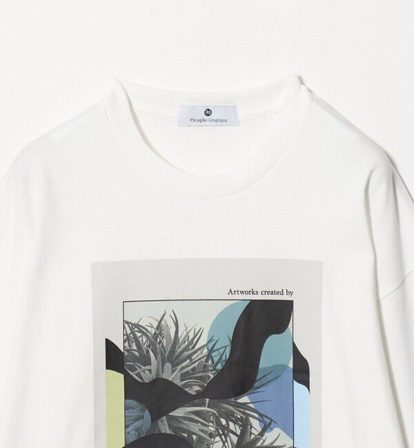 UNITED ARROWS green label relaxing「＜Phospho Graphica＞グラフィック 長袖 Tシャツ カットソー」|Tシャツ・カットソー|
