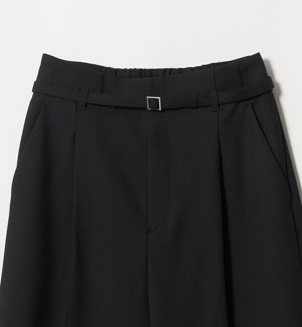 UNITED ARROWS green label relaxing「［size SHORT/TALLあり］ライト ダブルクロス ワイド パンツ」|スラックス|