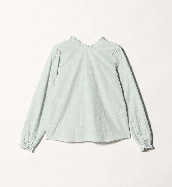 STEVEN ALAN「＜Steven Alan＞コットン バックオープン フリル ブラウス」|シャツ・ブラウス|