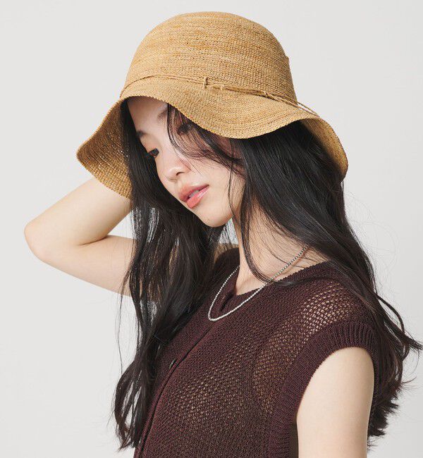 BEAUTY&YOUTH UNITED ARROWS「ラフィア リボン ハット」|ハット|NATURAL
