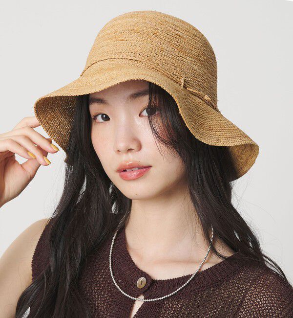BEAUTY&YOUTH UNITED ARROWS「ラフィア リボン ハット」|ハット|