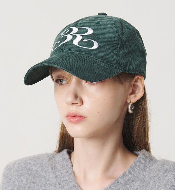 ER「＜ER＞コーデュロイ ロゴ キャップ」|ハット|
