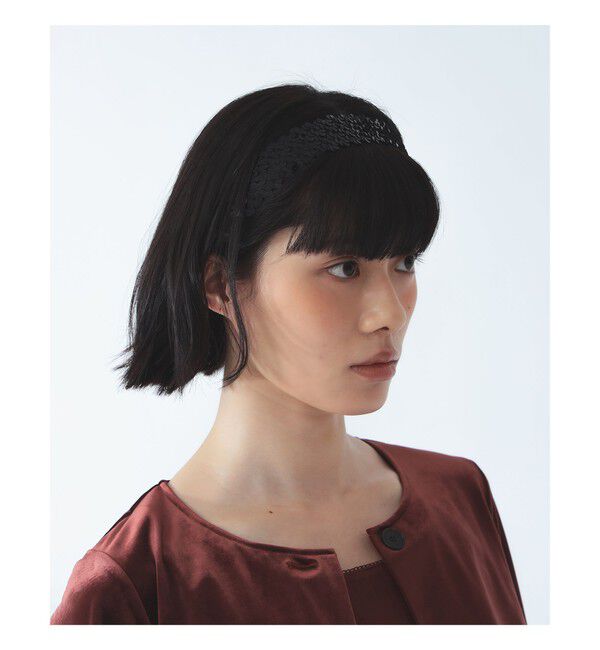 Ray BEAMS 「スパンコール ヘアバンド」|ヘアバンド|