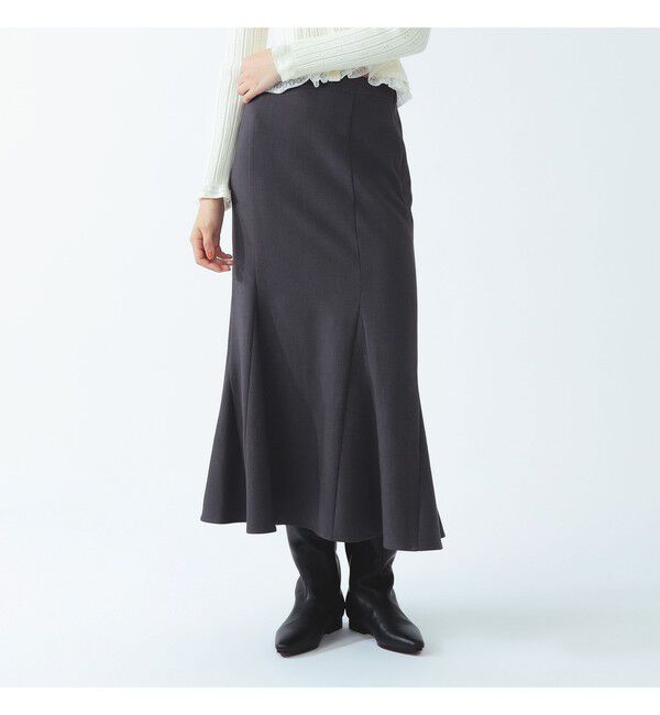 Ray BEAMS 「バックスリット マーメイド スカート」|スカート|GREY
