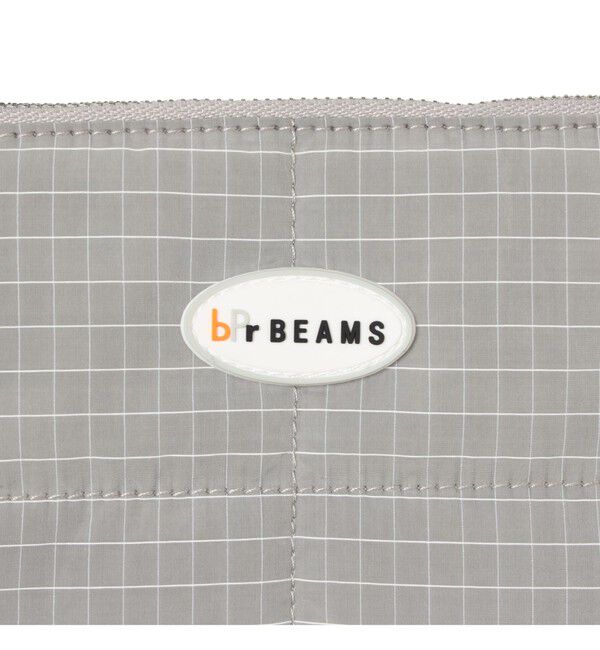 bPr BEAMS「リップストップ フラット ポーチ S」|ポーチ|