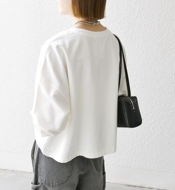 SHIPS any「《一部追加予約》SHIPS any:〈洗濯機可能〉インレイ ロングスリーブ コンパクト プルオーバー」|Tシャツ・カットソー|
