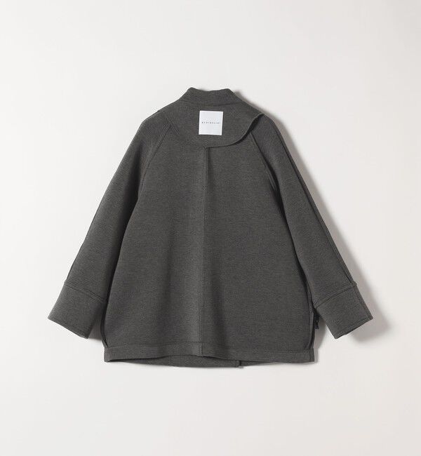 quaranciel「《一部追加予約》quaranciel:〈手洗い可能〉ダンボール ステンカラー ジャケット コート」|ステンカラーコート|