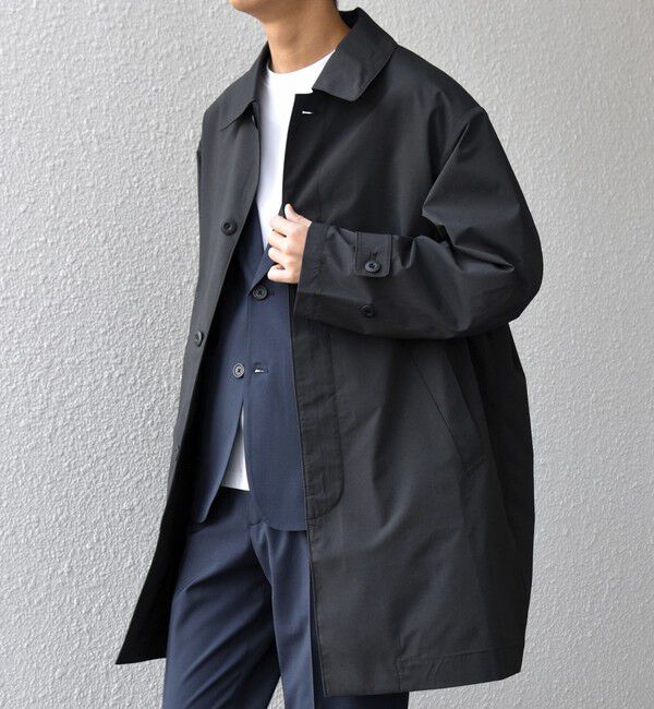 SHIPS any「〈撥水加工〉タスラン SOLOTEX(R) ステンカラー コート 26AW◆」|ステンカラーコート|