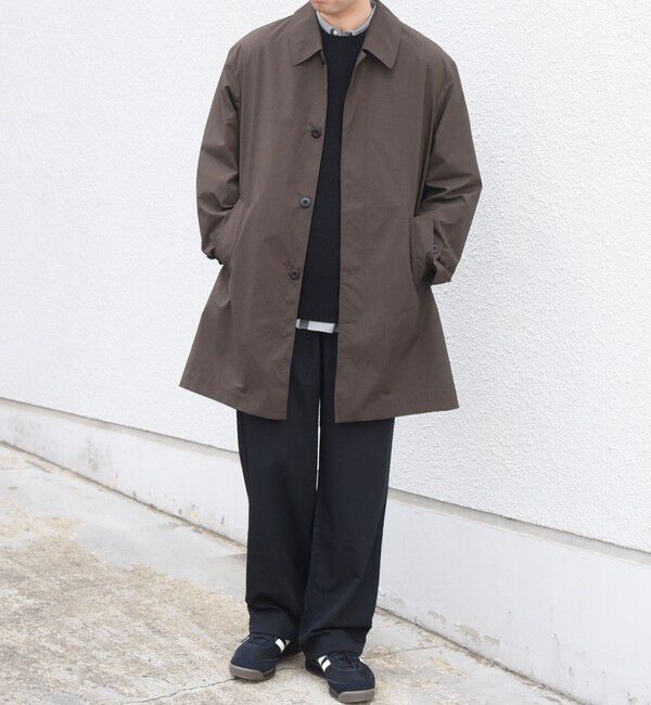 SHIPS any「〈撥水加工〉タスラン SOLOTEX(R) ステンカラー コート 26AW◆」|ステンカラーコート|