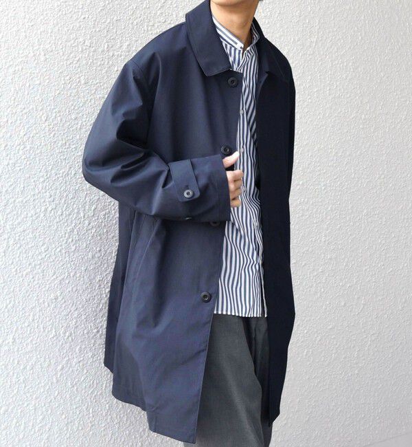 SHIPS any「〈撥水加工〉タスラン SOLOTEX(R) ステンカラー コート 26AW◆」|ステンカラーコート|
