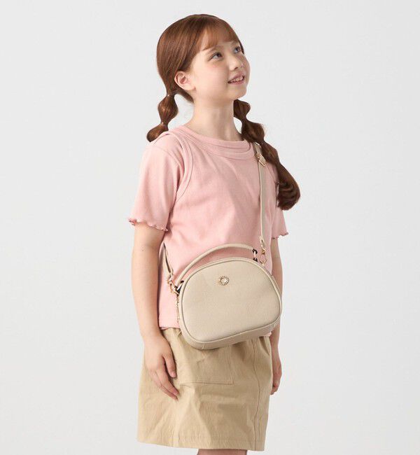 SHIPS any「SHIPS any: ラウンド 2WAY ショルダーバッグ<KIDS>」|ショルダー・メッセンジャー|ナチュラル