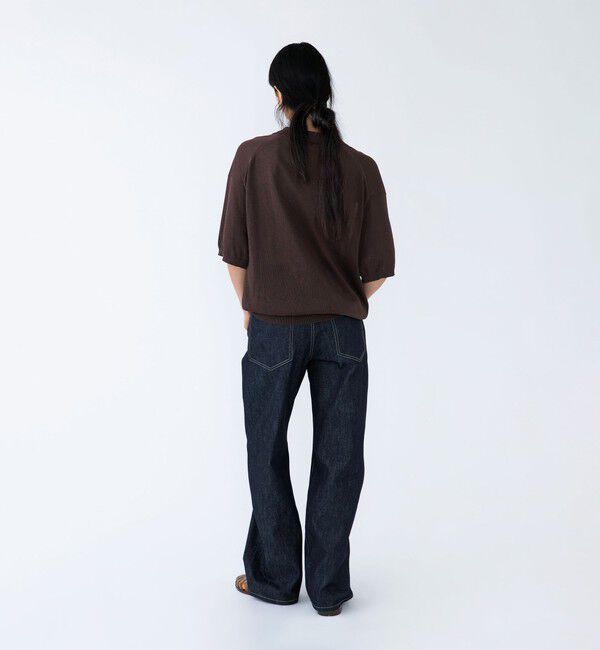 SHIPS「【City Ambient Products別注】crepuscule: WASHI SKIPPER ニットポロ」|ポロシャツ|