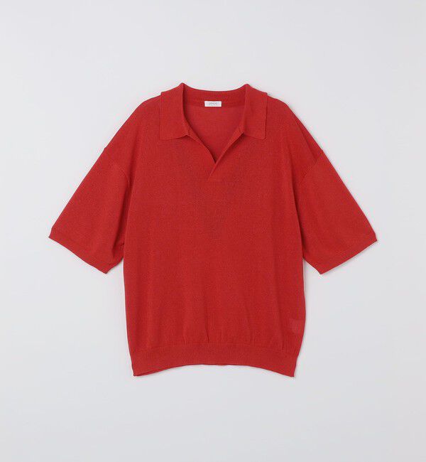 SHIPS「【City Ambient Products別注】crepuscule: WASHI SKIPPER ニットポロ」|ポロシャツ|