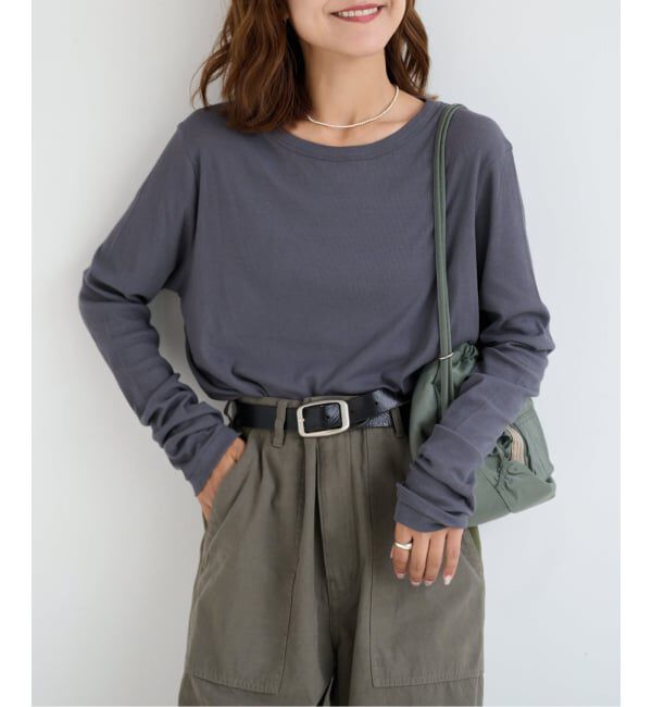 OUTDOOR PRODUCTS Usual Things「追加8 シアーリブルーズロンTEE」|Tシャツ・カットソー|グレー