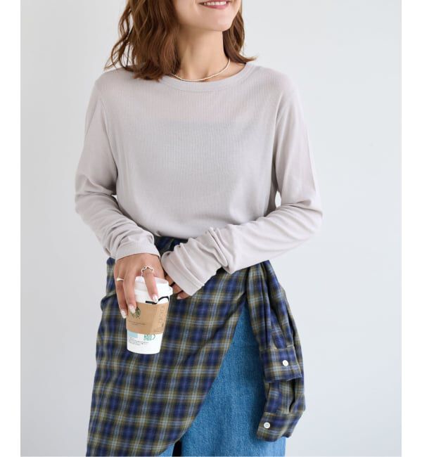 OUTDOOR PRODUCTS Usual Things「追加8 シアーリブルーズロンTEE」|Tシャツ・カットソー|