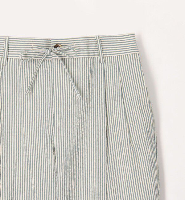 TOMORROWLAND BUYING WEAR「PT TORINO CITY 2P シアサッカー イージースラックス」|スラックス|