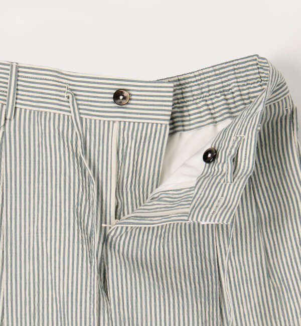 TOMORROWLAND BUYING WEAR「PT TORINO CITY 2P シアサッカー イージースラックス」|スラックス|