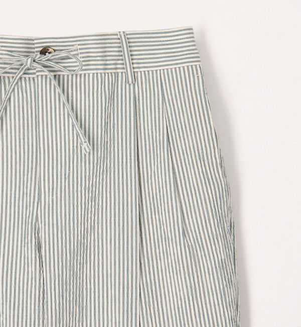 TOMORROWLAND BUYING WEAR「PT TORINO CITY 2P シアサッカー イージースラックス」|スラックス|