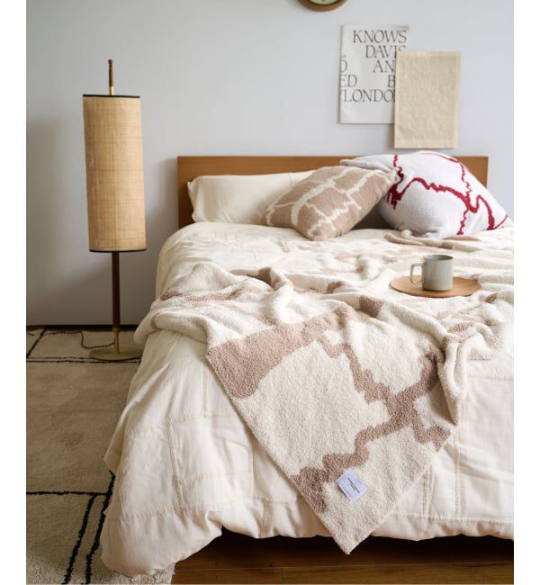 journal standard Furniture「《予約》CHENILLE YARN ABSTRACT BLANKET L　ブランケット」|ブランケット|