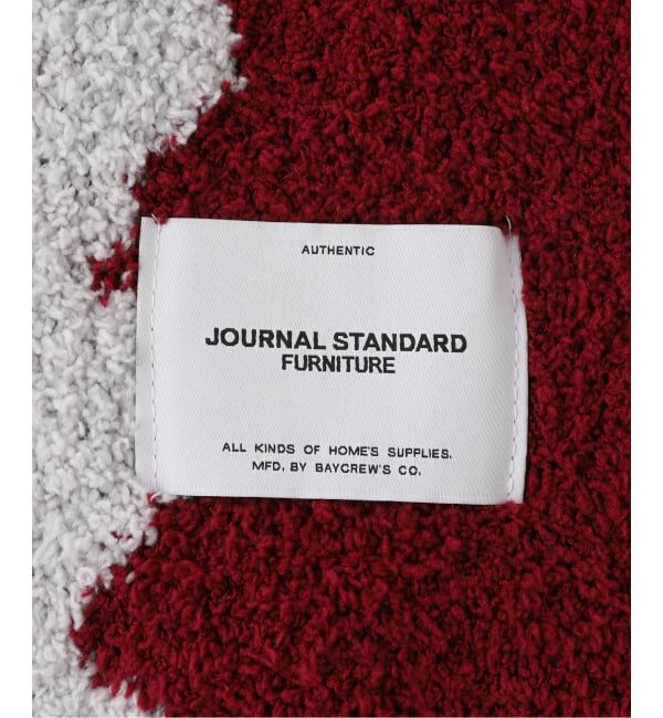 journal standard Furniture「《予約》CHENILLE YARN ABSTRACT BLANKET L　ブランケット」|ブランケット|