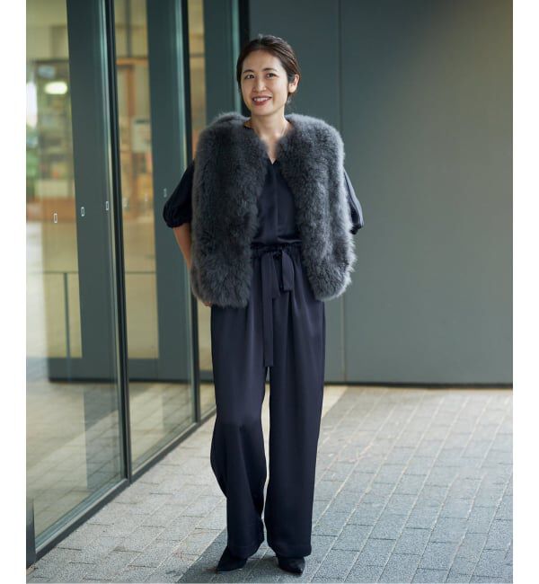 VERMEIL par iena「《一部WEB限定》サテンオールインワン」|オールインワン|
