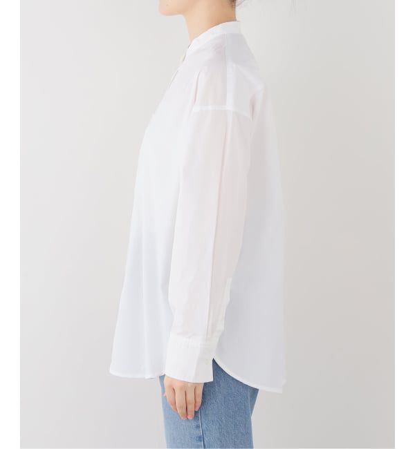 SLOBE IENA「Bennetts Lane shirts/ベネッツレーンシャツ SLOBE別注 バンドカラーシャツ」|シャツ・ブラウス|