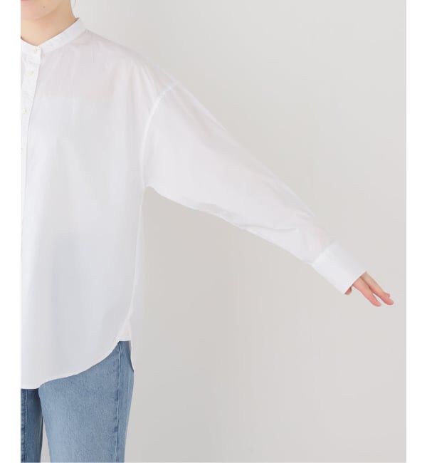 SLOBE IENA「Bennetts Lane shirts/ベネッツレーンシャツ SLOBE別注 バンドカラーシャツ」|シャツ・ブラウス|