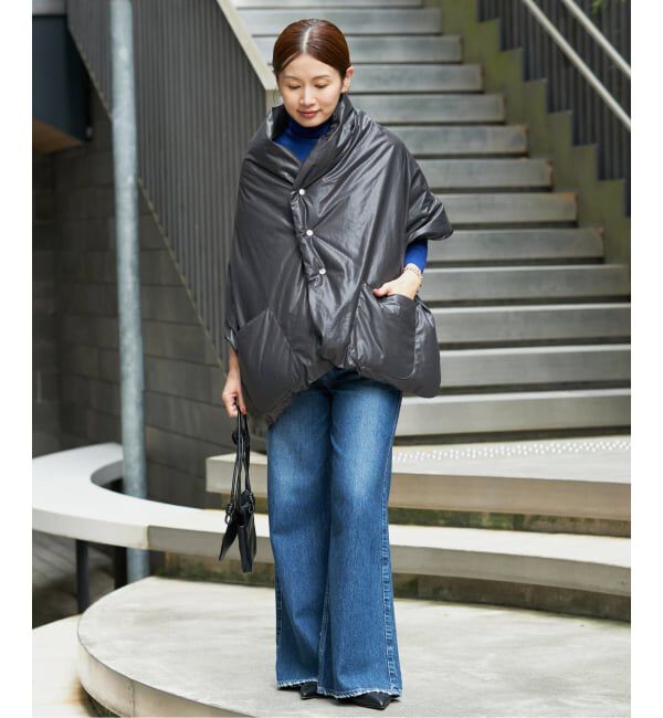 IENA「《予約》miffew/ミフュー REVERSIBLE DOWN CAPE ダウンジャケット FEW26WAC5470」|ダウン|