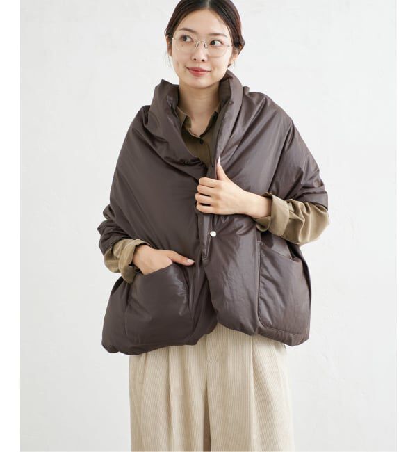 IENA「《予約》miffew/ミフュー REVERSIBLE DOWN CAPE ダウンジャケット FEW26WAC5470」|ダウン|