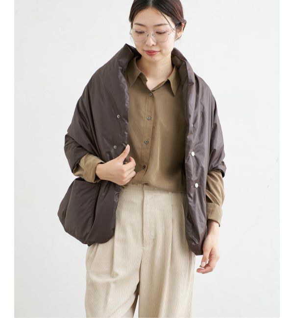 IENA「《予約》miffew/ミフュー REVERSIBLE DOWN CAPE ダウンジャケット FEW26WAC5470」|ダウン|