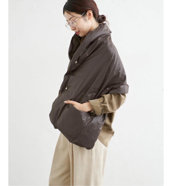 IENA「《予約》miffew/ミフュー REVERSIBLE DOWN CAPE ダウンジャケット FEW26WAC5470」|ダウン|