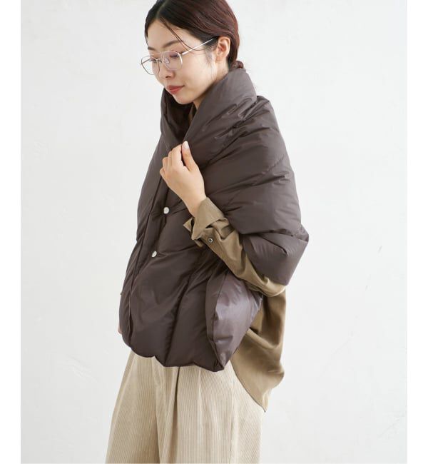 IENA「《予約》miffew/ミフュー REVERSIBLE DOWN CAPE ダウンジャケット FEW26WAC5470」|ダウン|