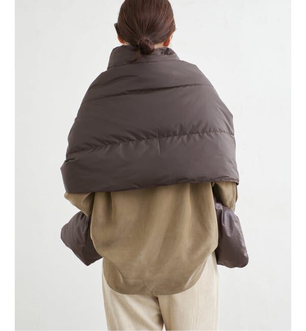 IENA「《予約》miffew/ミフュー REVERSIBLE DOWN CAPE ダウンジャケット FEW26WAC5470」|ダウン|
