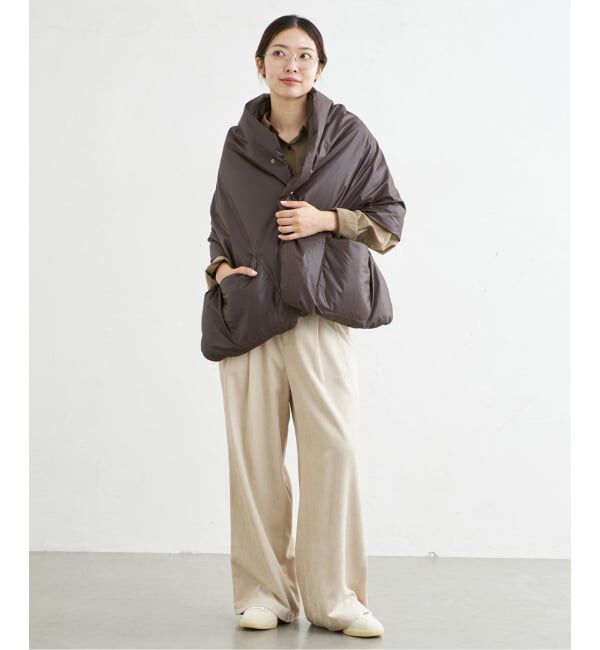 IENA「《予約》miffew/ミフュー REVERSIBLE DOWN CAPE ダウンジャケット FEW26WAC5470」|ダウン|