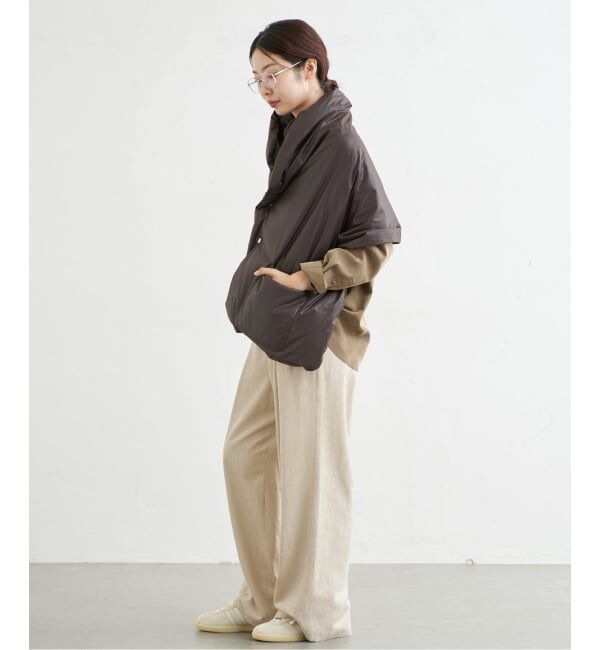IENA「《予約》miffew/ミフュー REVERSIBLE DOWN CAPE ダウンジャケット FEW26WAC5470」|ダウン|