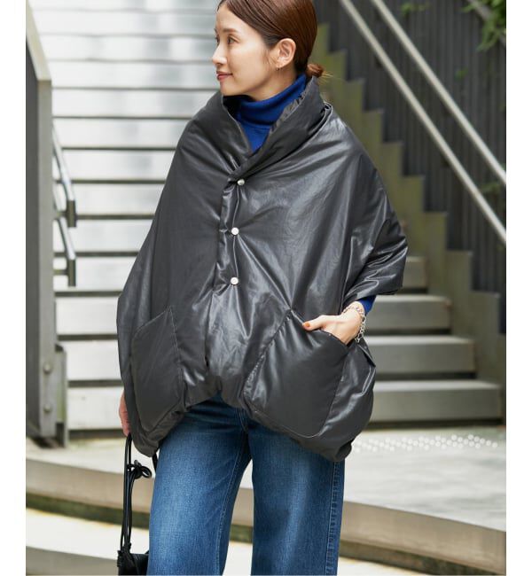 IENA「《予約》miffew/ミフュー REVERSIBLE DOWN CAPE ダウンジャケット FEW26WAC5470」|ダウン|