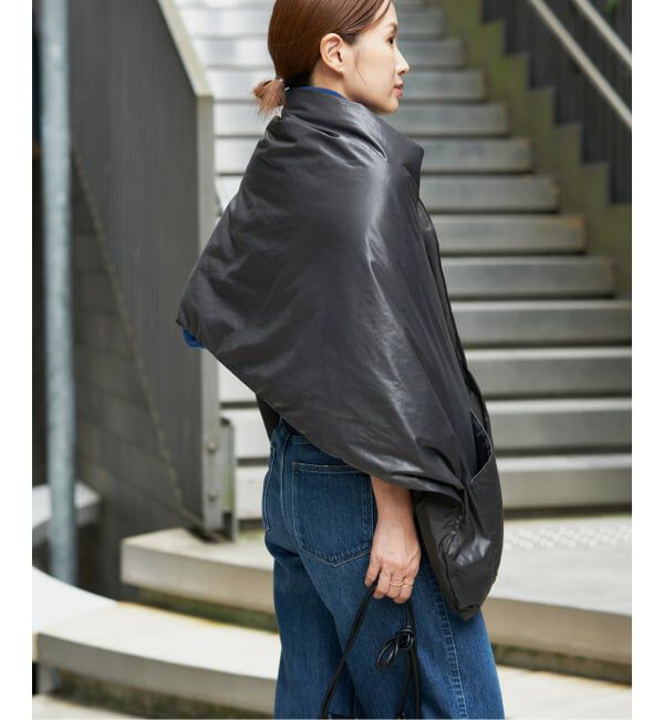 IENA「《予約》miffew/ミフュー REVERSIBLE DOWN CAPE ダウンジャケット FEW26WAC5470」|ダウン|