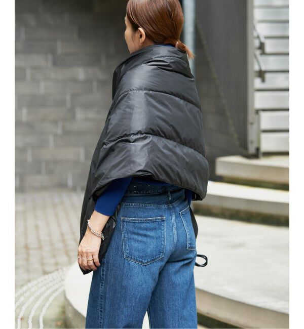IENA「《予約》miffew/ミフュー REVERSIBLE DOWN CAPE ダウンジャケット FEW26WAC5470」|ダウン|