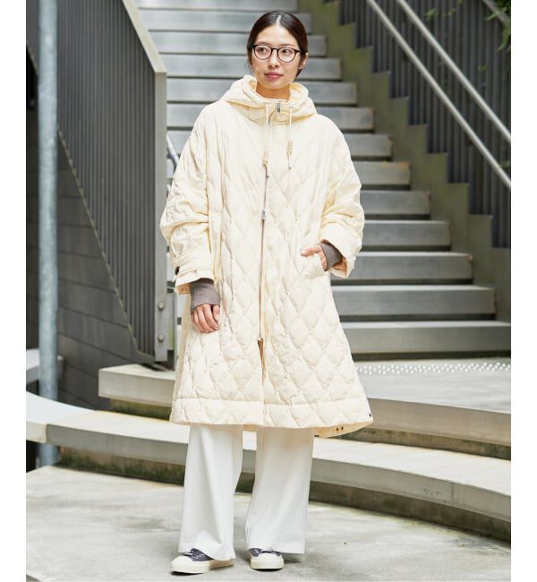 IENA「《予約》miffew/ミフュー TENT LINE ZIP UP DOWN CT ダウンコート FEW26WJK5463」|ダウン|