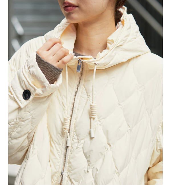IENA「《予約》miffew/ミフュー TENT LINE ZIP UP DOWN CT ダウンコート FEW26WJK5463」|ダウン|