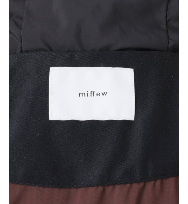 IENA「《予約》miffew/ミフュー TENT LINE ZIP UP DOWN CT ダウンコート FEW26WJK5463」|ダウン|