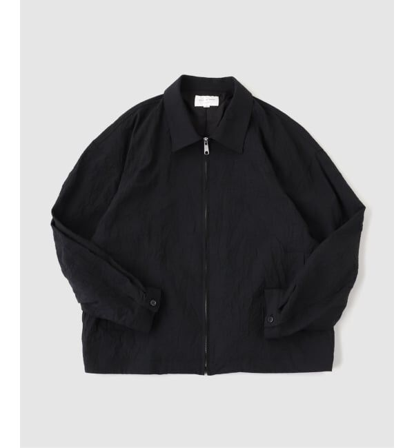 417 EDIFICE「STILL BY HAND / スティルバイハンド Creasy zip up blouson」|その他|ブラック