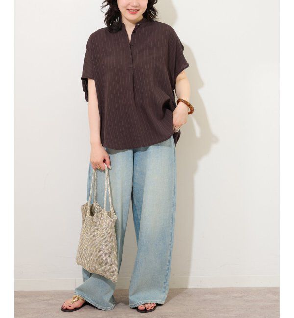 JOURNAL STANDARD relume「《WEB限定追加》N/Rダブルストライプブラウス」|シャツ・ブラウス|
