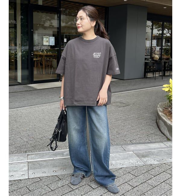 JOURNAL STANDARD「別注【CHAMPION*JOURNAL STANDARD by HOLIDAY】16s/1 Jersey T-SH」|Tシャツ・カットソー|