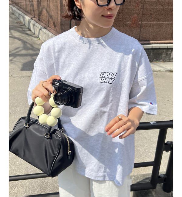 JOURNAL STANDARD「別注【CHAMPION*JOURNAL STANDARD by HOLIDAY】16s/1 Jersey T-SH」|Tシャツ・カットソー|